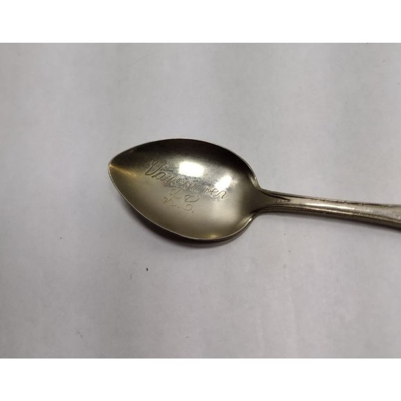 Vancouver B.C.  Souvenir spoons mini British Columbia Maple Leaf - Picture 3 of 5